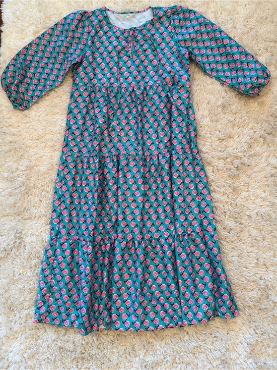 Dresses & Skirts - NWOT green and pink floral dress women’s size small